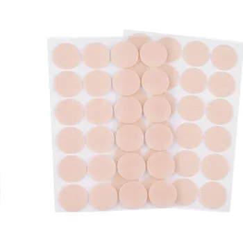 Galanterie Suchý zip samolepicí kolečka Ø25 mm, barva 4 béžová světlá