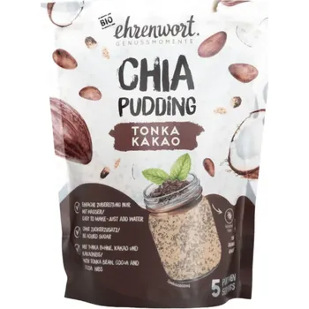 ehrenwort. Chia pudink tonka a kakao 250 g bio BIO VEGAN Množství: 1 ks