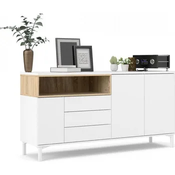 Komoda FALCO Komoda Atrei 178 bílá/dub sonoma