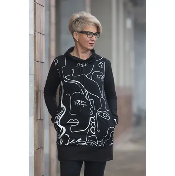 Dámská mikina Ben Nevis Dlouhá mikina MANET Barva: Černá, Velikost: M