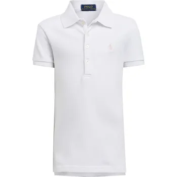 Dámská košile Polo Ralph Lauren Dívčí Polokošile, bílá, 146
