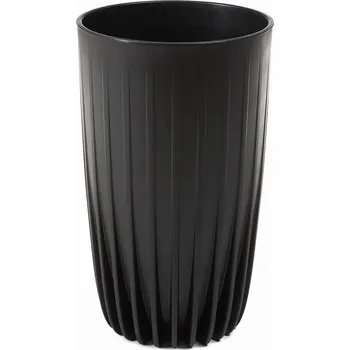 Květináč Květináč Mira vysoký eco recyklovaný 30 cm Černý
