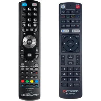 Dálkový ovladač OCTAGON SX RCU 07 + ovládání TV (mini TV) - dálkový ovladač duplikát
