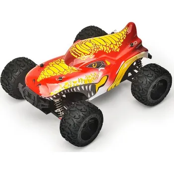 RC model auta Mamido RC Monster Truck 1:16 Max 35 km/h dosah 100m 2.4Ghz 4x4 Bezkartáčový motor Barva: Červená