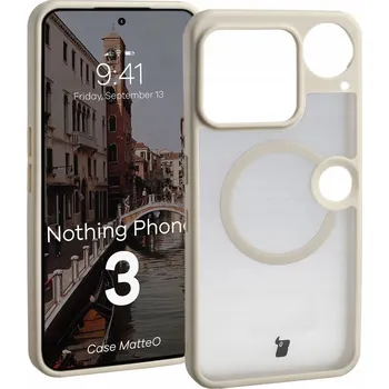 Pouzdro na mobilní telefon Zadní Kryt Bizon pro Nothing Phone (3) béžový