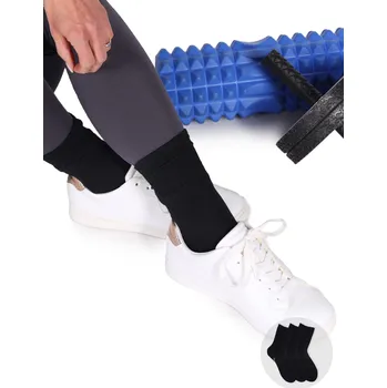 Dámské ponožky Unisex sportovní Ponožky hladké černé ponožky 3 kusy 39-42 YOCLUB