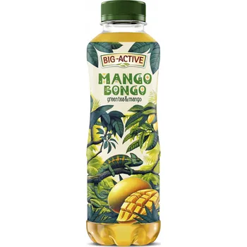 Limonáda Big-Active Mango Bongo. Ovocno-čajový nápoj s příchutí manga 500ml