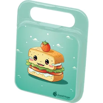 Svačinový box Nádoba na sendviče svačinový box krabička na oběd krabička Juypal Zelená