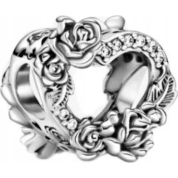 Přívěsek Přívěsek Srdce, srdíčko a růže stříbro 925