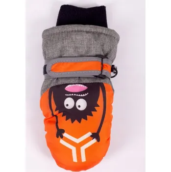 Rukavice YOCLUB dětské lyžařské palčáky, extra teplé, věk 4 roky +