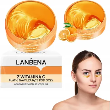 Pleťová maska LANBENA hydrogelové náplasti pod oči s vitamínem C 30 párů