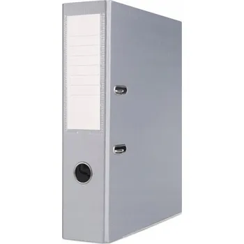 Šanon na dokumenty basic-s lištou PP A4/75 mm šedý široký