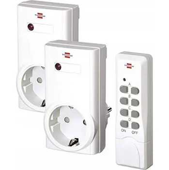 Elektrická zásuvka Elektrická Zásuvka dálkově ovládaná Brennenstuhl bílá