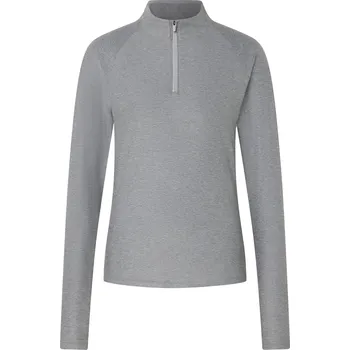 725095 - Tchibo - Sportovní triko s polovičním zipem - pro ženy - vel. XL 48/50 - barva: šedá