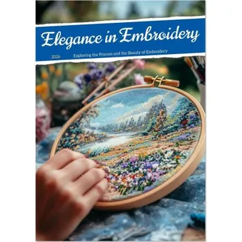 Kalendář Elegance in Embroidery (Wall Calendar 2026 DIN A4 portrait), CALVENDO 12 Month Wall Calendar (EN)