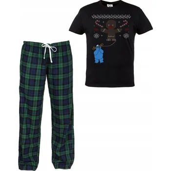 Pánské pyžamo Rule Out Pánské pyžamo PI_MAR40 krátký rukáv, velikost XXL