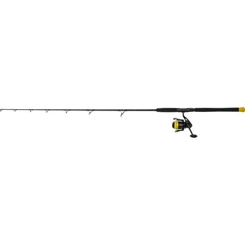 Rybářský prut Black Cat Prut Hard Core Combo Vertical Rod 1,8m 240g + Naviják 5000 + Šňůra 0,38mm