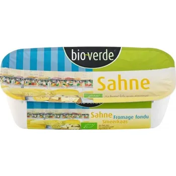 BioVerde Tavený smetanový sýr 175g bio BIO VEGETARIAN Množství: 1 ks