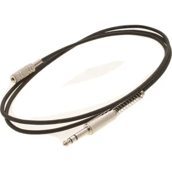 Audio kabel Bespeco BT320SMBIS (Propojovací kabel se stereo jackem 6.3 mm a stereo jackem 3.5 mm, stíněný kabel, délka kabelu 3 m)