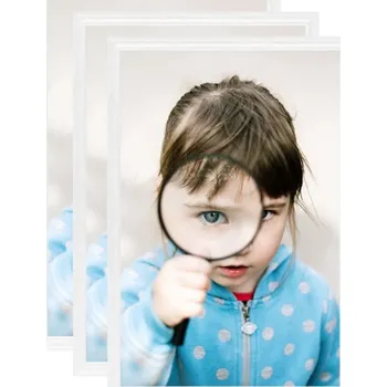 Rám na obraz vidaXL Fotorámečky koláž 3 ks na stůl bílé 13 x 18 cm MDF