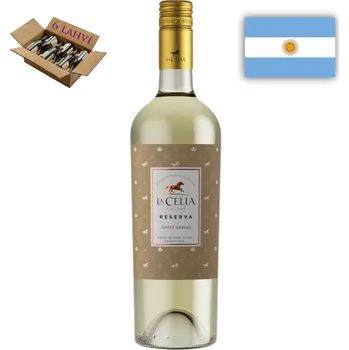 Víno La Celia Pinot Grigio Reserva, Eugenio Bustos 6 x 0,75l, bílé víno
