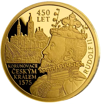 Pamětní mince Rudolf II - korunovace českým králem 2 g