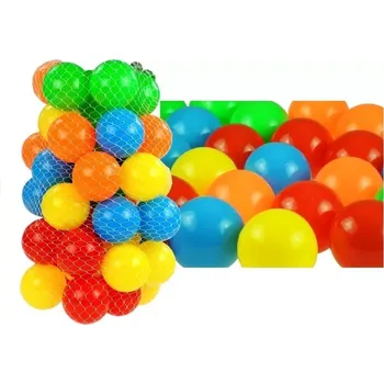 Dětský míč Míčky do suchého bazénu v síťce, 50 ks, průměr 7 cm