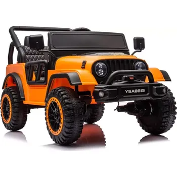 Dětské elektrovozidlo Auto na akumulátor 24V pro děti oranžové