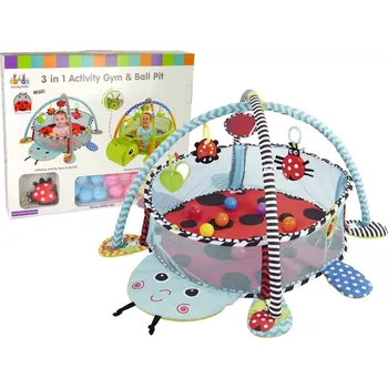 Hrací deka LEANToys Hrací podložka s ohrádkou Beruška