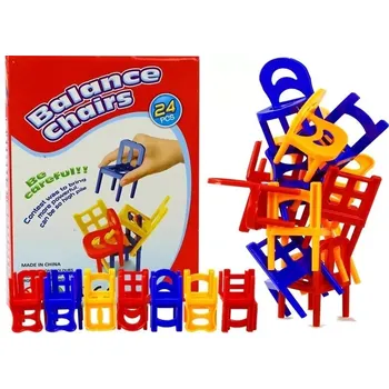 Desková hra Spadající židle – balanční stolní hra pro děti i rodinu