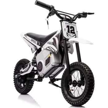 malá motorka Dětská elektrická krosová motorka 36V – bílá