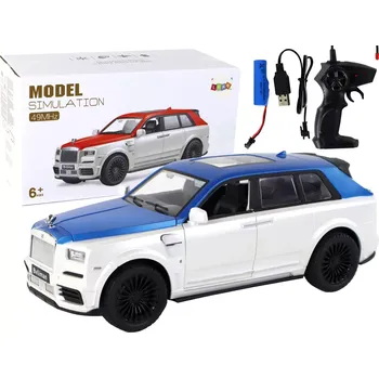RC model auta RC auto 1:20 bílo-modré s dálkovým ovládáním BVLIIMAN