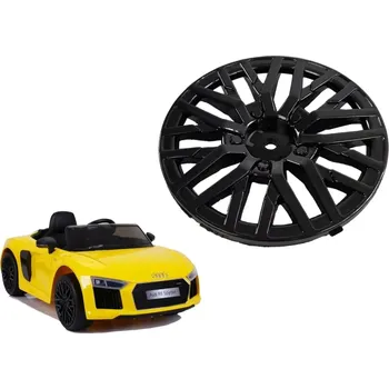 Dětské elektrovozidlo Kryt kola pro elektrické autíčko AUDI R8, černý