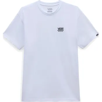 vans Pánské triko left chest logo ii tee white