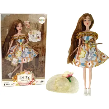 Panenka Inlea4Fun EMILY s béžovým kloboukem
