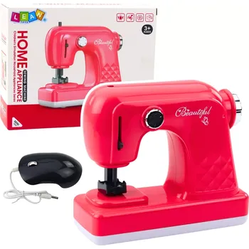 Zábavná šicí stroj pro děti s myškou růžová