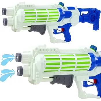 Dětská zbraň Velká vodní pistole s dvojitým proudem 1250 ml, 74 cm