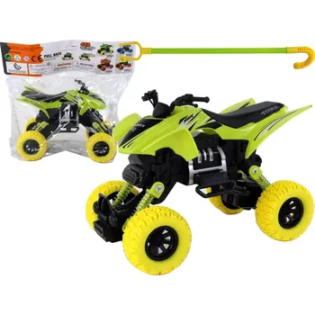 Lean Toys XC Quad Vehicle Friction Drive Green