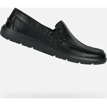Pánská obuv Geox Pánské Černé pánské mokasíny Geox Leitan Černá 42 (2985735)