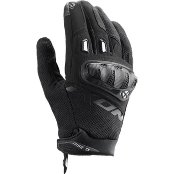 Moto rukavice Rukavice na motorku IXON Rise TX černo-bílé 3XL