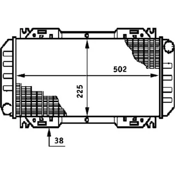Chladič motoru Chladič, chlazení motoru MAHLE CR 619 000S