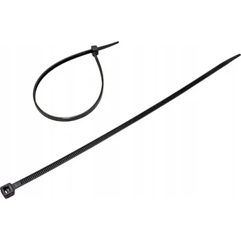 Stahovací páska Kabelová páska stahovací pásky 3,5 x 200 mm černá 100 ks