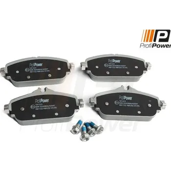 Brzdová destička Sada brzdových destiček, kotoučová brzda ProfiPower 1B1223