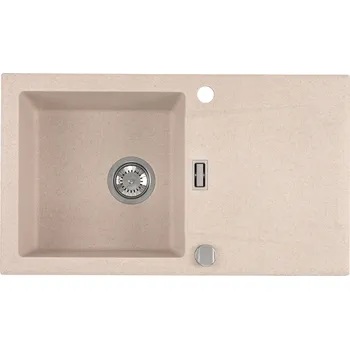 Granitový dřez Jednokomorový granitový dřez Brenor Sigma, béžový