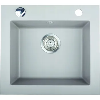 Granitový dřez Jednokomorový granitový dřez Brenor Argo šedý