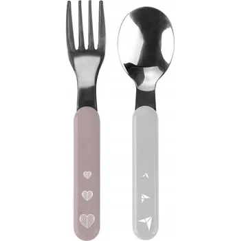 Příbor Sada příborů lžička a vidlička z nerezové oceli Babyono 1065/02