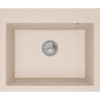 Granitový dřez Granitový dřez MARTEL 60x50 Dřez do kuchyně pod desku jednokomorový