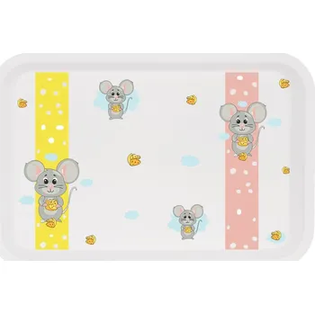 Servírovací dětský tác MYŠKA 30,5x21 cm