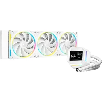 Počítačové chlazení DEEPCOOL Vodní chladič LM360 WH, ARGB, 3x 120mm, AM5, LGA1851, bílá R-LM360-WHDMMC-1