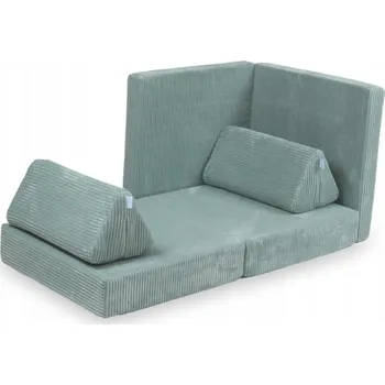 Pohovka Mini Pohovka pro děti Montessori Standard Manšestr Světlá Máta